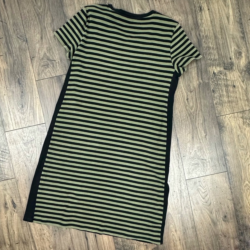 Calvin Klein X-LARGE Striped Short Sleeve Shift Dress - Picture 8 of 10